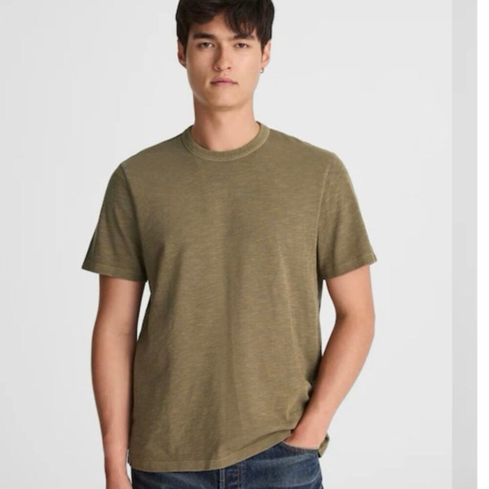Madewell Heavyweight Slub Cotton Tee in Faded Fatigue Size M*